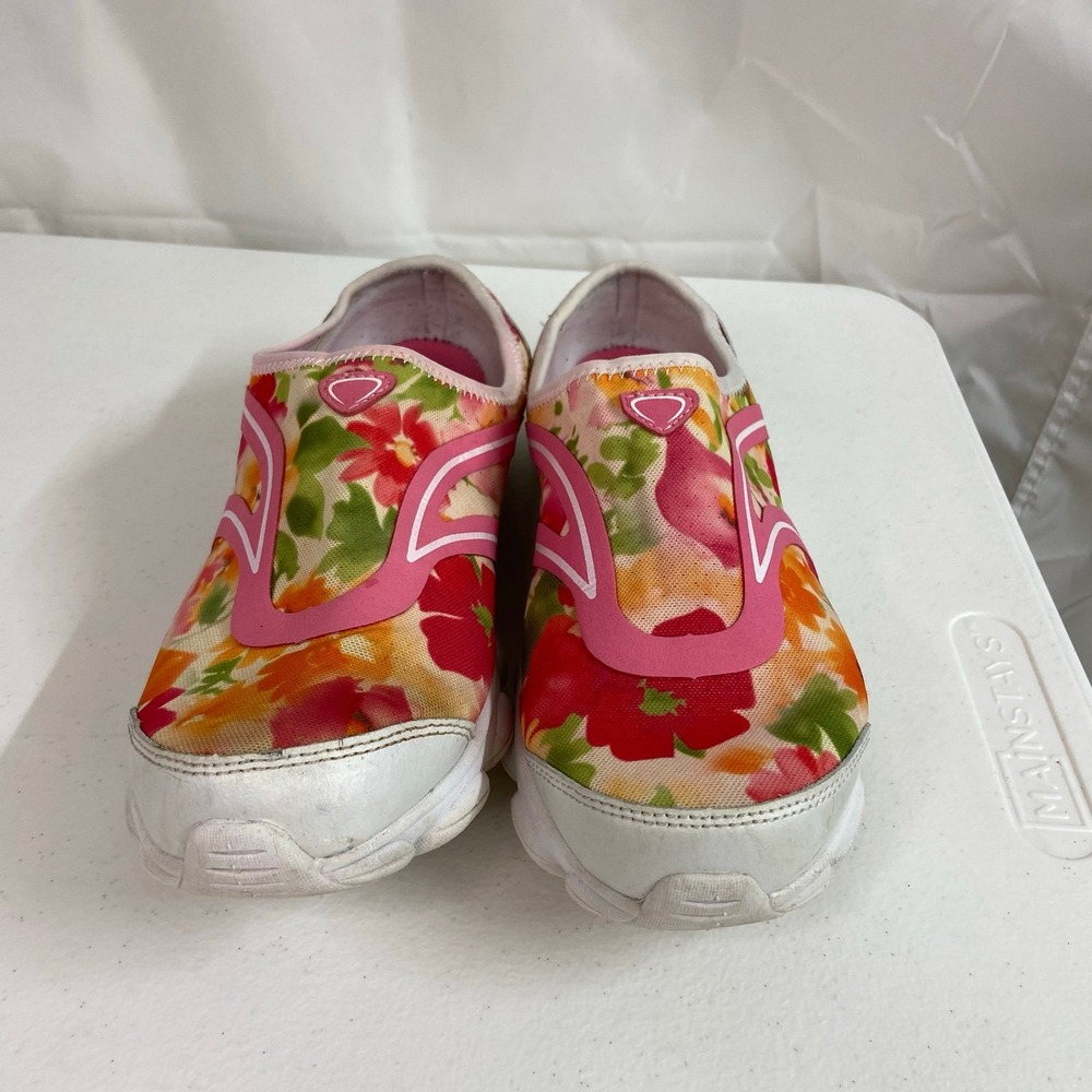 Easy Spirit e360 women's Esride pink floral‎ slip on loafers shoes casual comfy - Picture 2 of 9